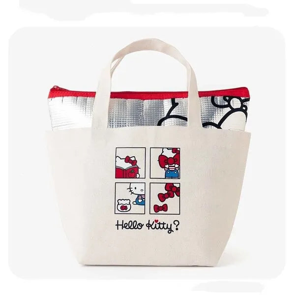 Hello Kitty Cute Cat Lunch Bag Two-Piece Set