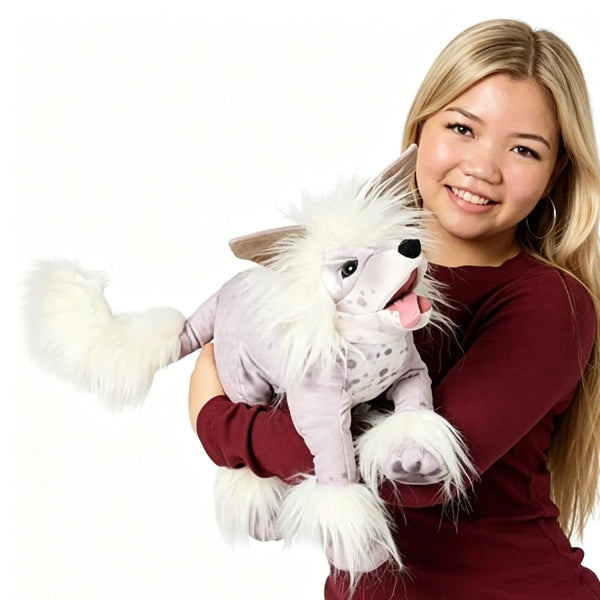 Folkmanis Chinese Crested Dog Plush (25 cm)