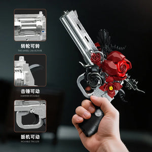 JJ9218 Gothic Rose Revolver Building Blocks (631 Pcs)