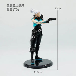 Shot Ready Valorant Jett Action Figure (22 cm)