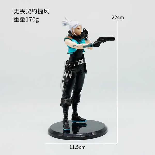 Shot Ready Valorant Jett Action Figure (22 cm)