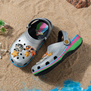 Powerpuff Girls Metallic Townsville Classic Clogs