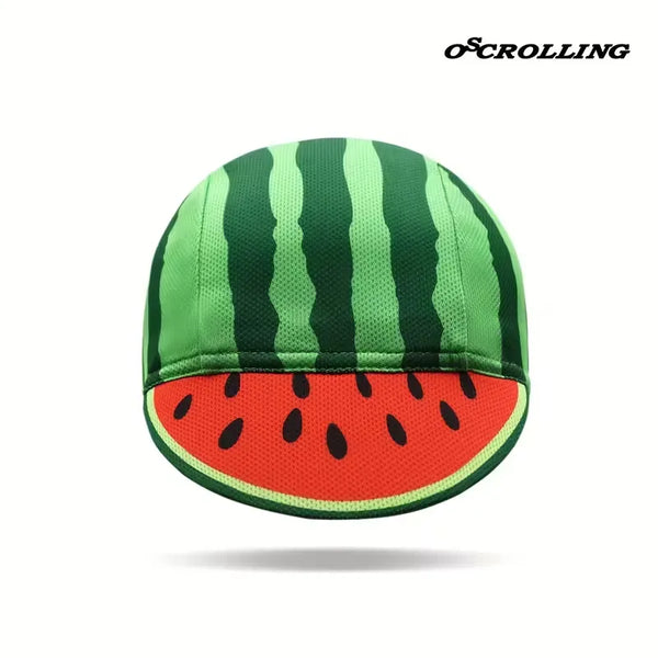 Oscrolling Vibrant Watermelon Cycling Cap
