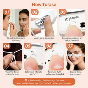 Aura Vision Red Light Therapy Eye Mask