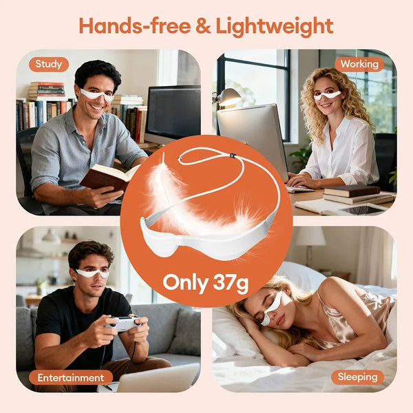Aura Vision Red Light Therapy Eye Mask