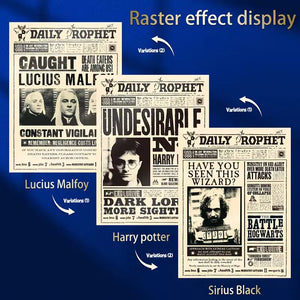 Harry Potter 3D Lenticular Newspaper Poster