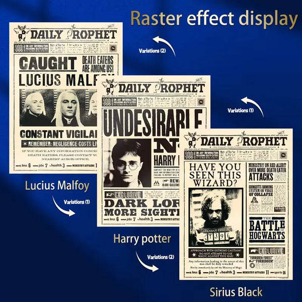 Harry Potter 3D Lenticular Newspaper Poster