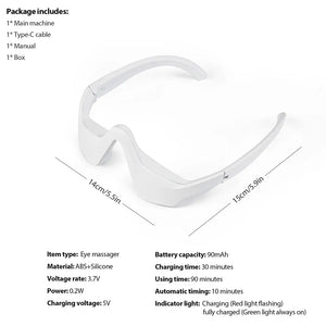 Aura Vision Red Light Therapy Eye Mask