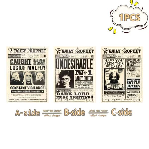 Harry Potter 3D Lenticular Newspaper Poster