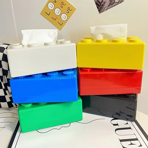 Building Block Novelty Tissue Box