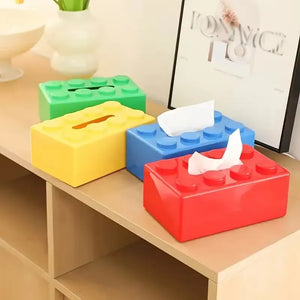 Building Block Novelty Tissue Box