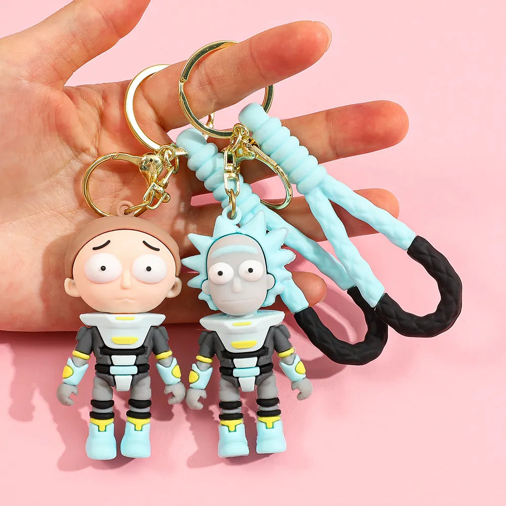 Rick and Morty Space Suit Keychain