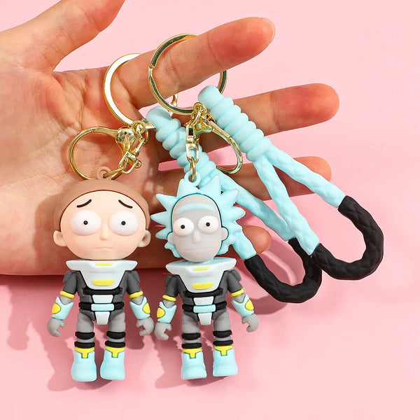 Rick and Morty Space Suit Keychain