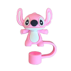 Cute Stitch Tumbler Straw Cap