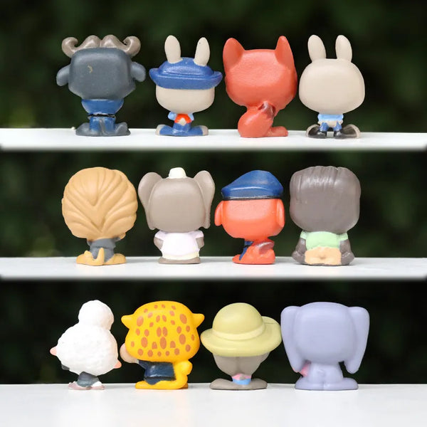Zootopia 2 Crazy Animal Figures (Set of 12)