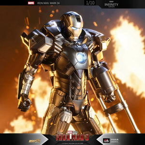 ZD Toys Iron Man 10th Anniversary MK34 Figurine (22 cm)