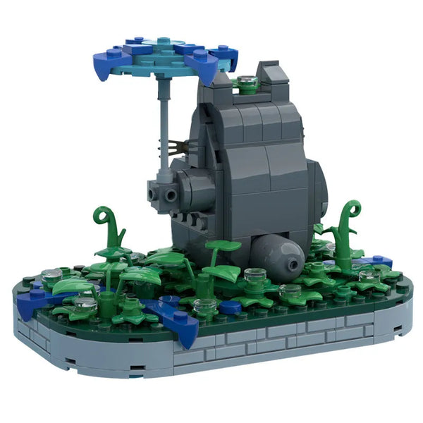 MOC-61784 My Neighbor Totoro Rain Scene Building Blocks