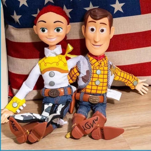Toy Story Interactive Cowboy Woody and Jessie (45 cm)