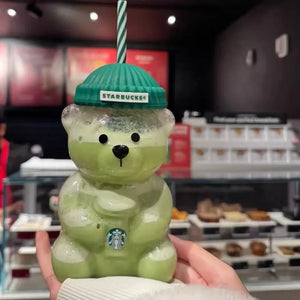 Starbucks Bearista Bear Glass Cup (20 oz)
