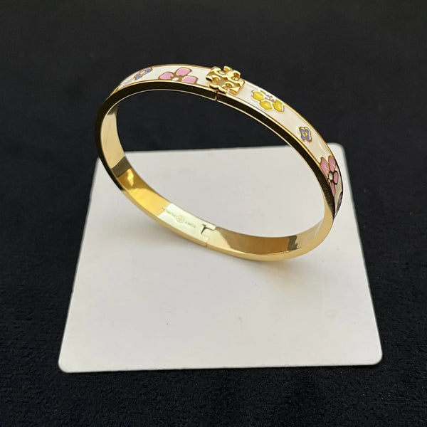 T-Luxe Botanical Glaze Openable Bangle