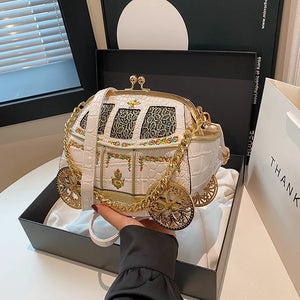 Enchanted Royal Carriage Crossbody Bag