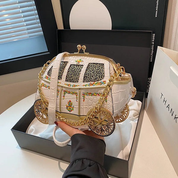 Enchanted Royal Carriage Crossbody Bag