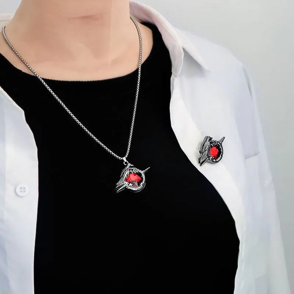 Love and Deep Space Crow Jewelry Set