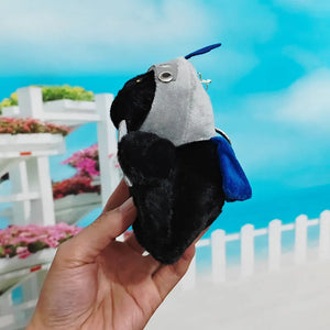 Shadow Cat Knight Plush Keychain