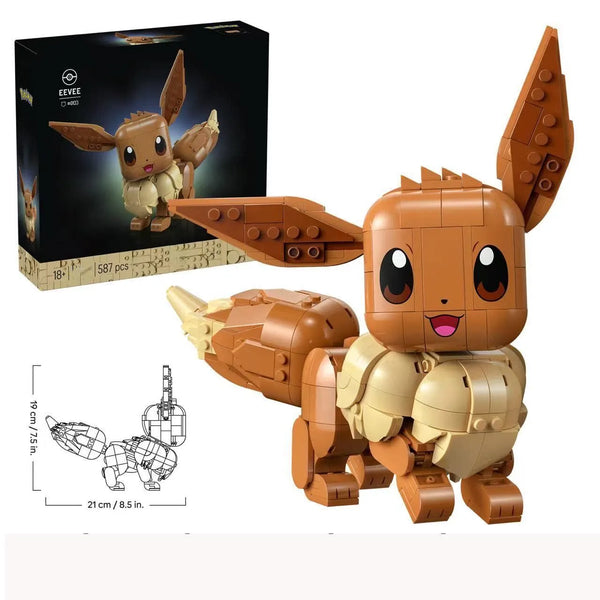 Pokemon Eevee 3D Building Blocks (587 Pcs)