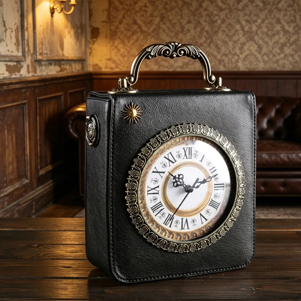 Aura Clockwork Messenger Handbag