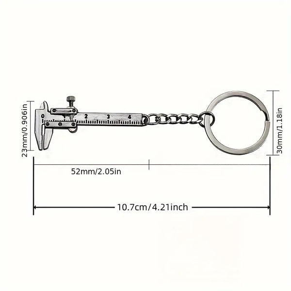 Dadcore Mini Vernier Caliper Keychain