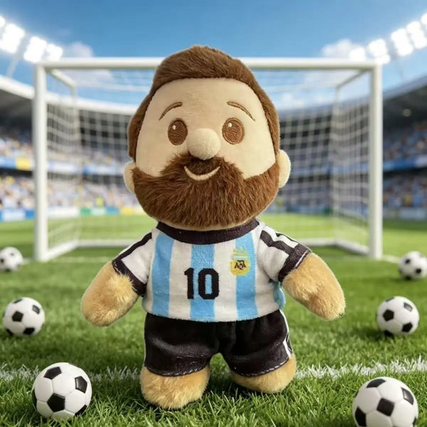 World Cup Argentina Messi No. 10 Plush (18 cm)