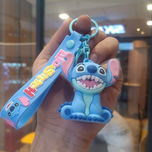 Stitch & Angel Ohana Fun 3D Keychain