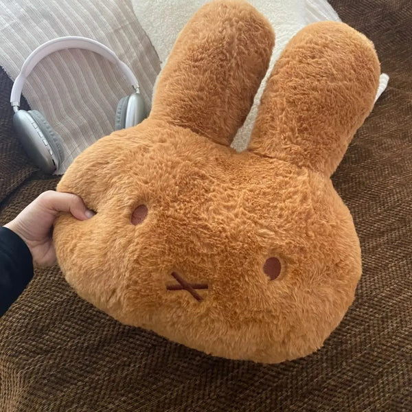 Miffy Minimalist Teddy-Fleece Plush Pillow