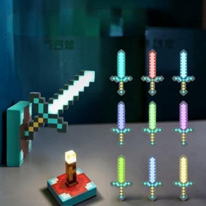 Minecraft Magnetic Pixel Sword & Torch