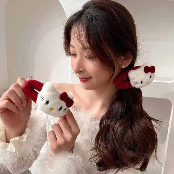Hello Kitty Kawaii Classic Hair Band & Clip