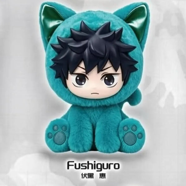 Jujutsu Kaisen Season 2 Cat Sit Party Plush Keychain