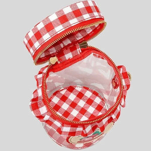 Berry-Sweet Strawberry Jam Jar Crossbody Bag
