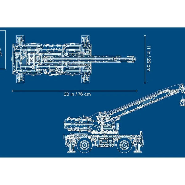 Rough Terrain Crane Building Blocks (4057 Pcs)