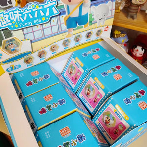 Shinchan Funny 666 Interlocking Diorama Mystery Box