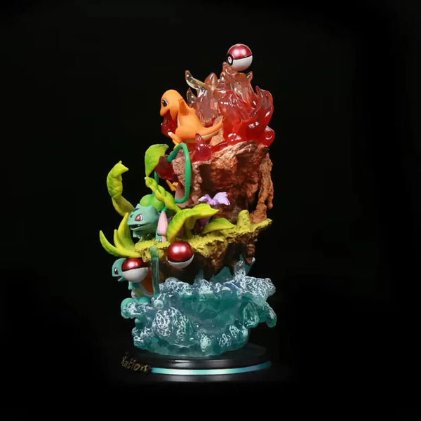 Kanto Trio & Pikachu Elemental Vortex Ver. Figure (25 cm)
