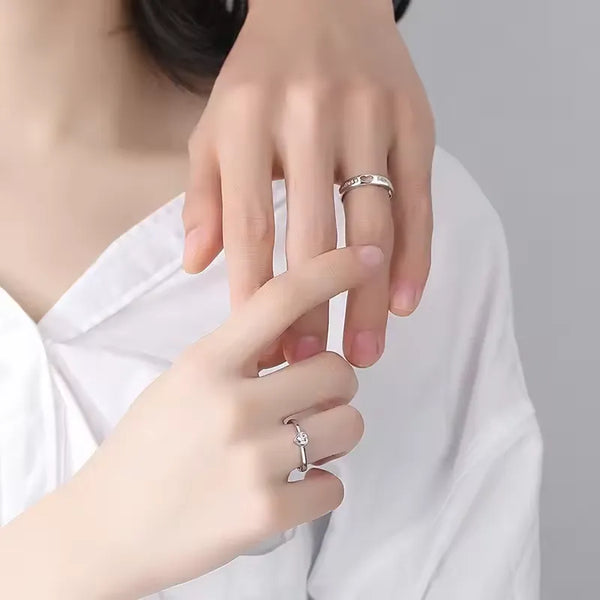 Eternal Bond Adjustable Couple Ring