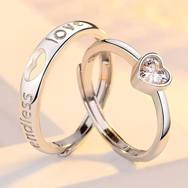 Eternal Bond Adjustable Couple Ring