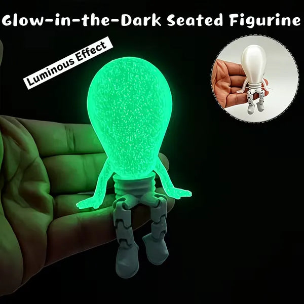 Bright Idea Glow-in-the-Dark 3D Articulated Figurine