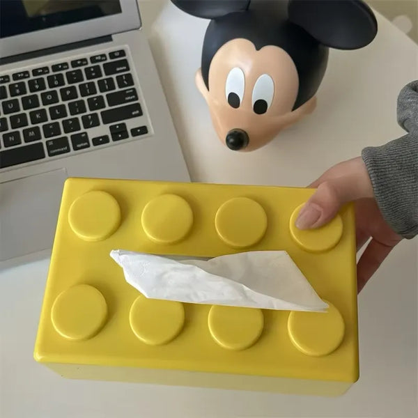 Building Block Novelty Tissue Box