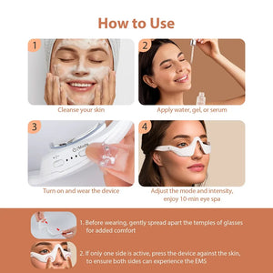 Aura Vision Red Light Therapy Eye Mask