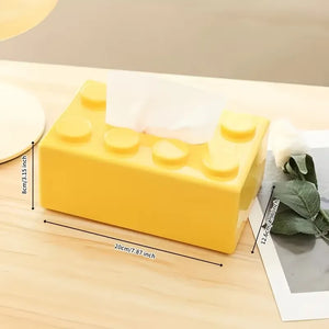 Building Block Novelty Tissue Box