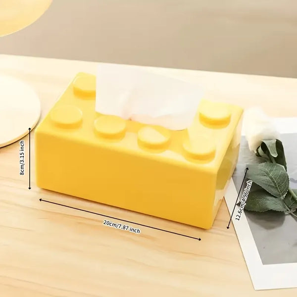 Building Block Novelty Tissue Box