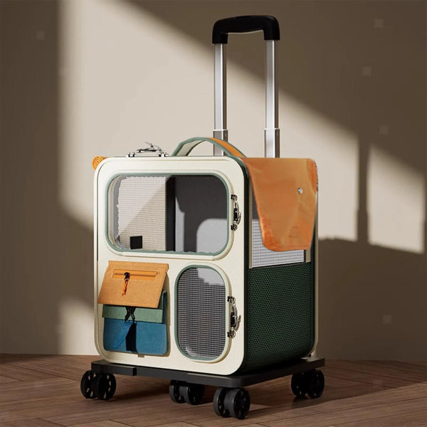 Stylish Pet Travel Rolling Suitcase
