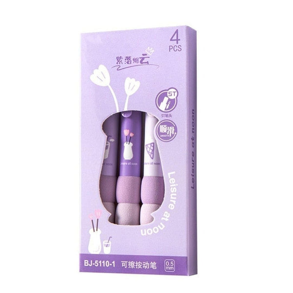 Kawaii Cloud Grip Erasable Gel Pen